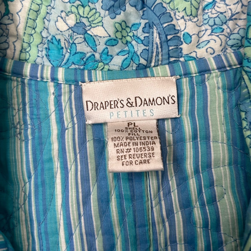 ⭐️Draper’s & Damon’s Petite Large reversible jacket shell⭐️ - Picture 4 of 12